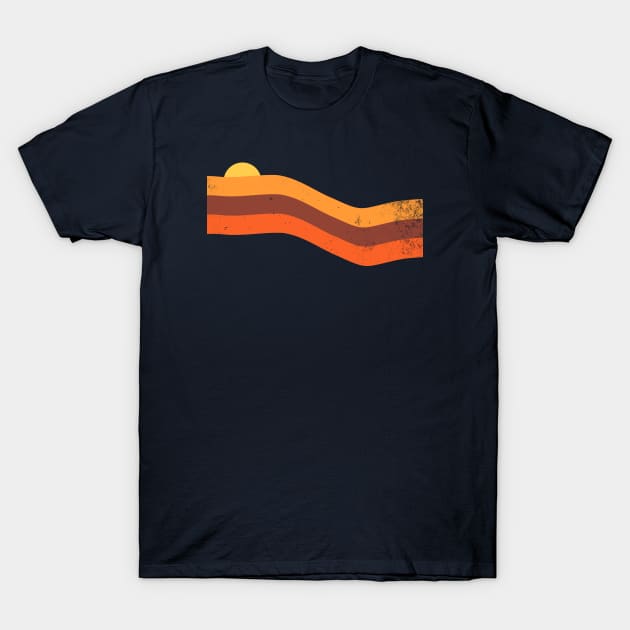 70s Heat wave T-Shirt by Vanphirst